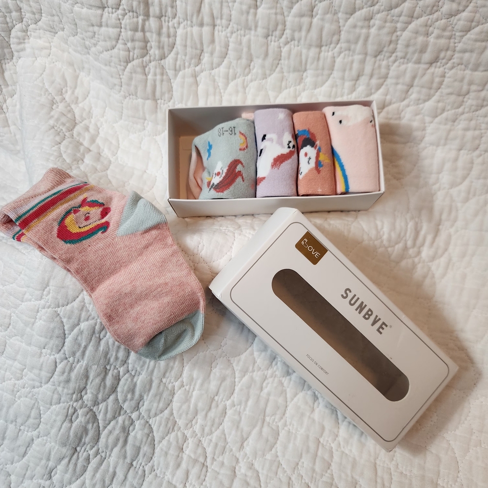 Kids Fun Patterned Socks Set - Picture 3 of 5